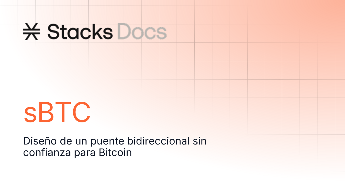 sBTC | Learn | Stacks Documentation